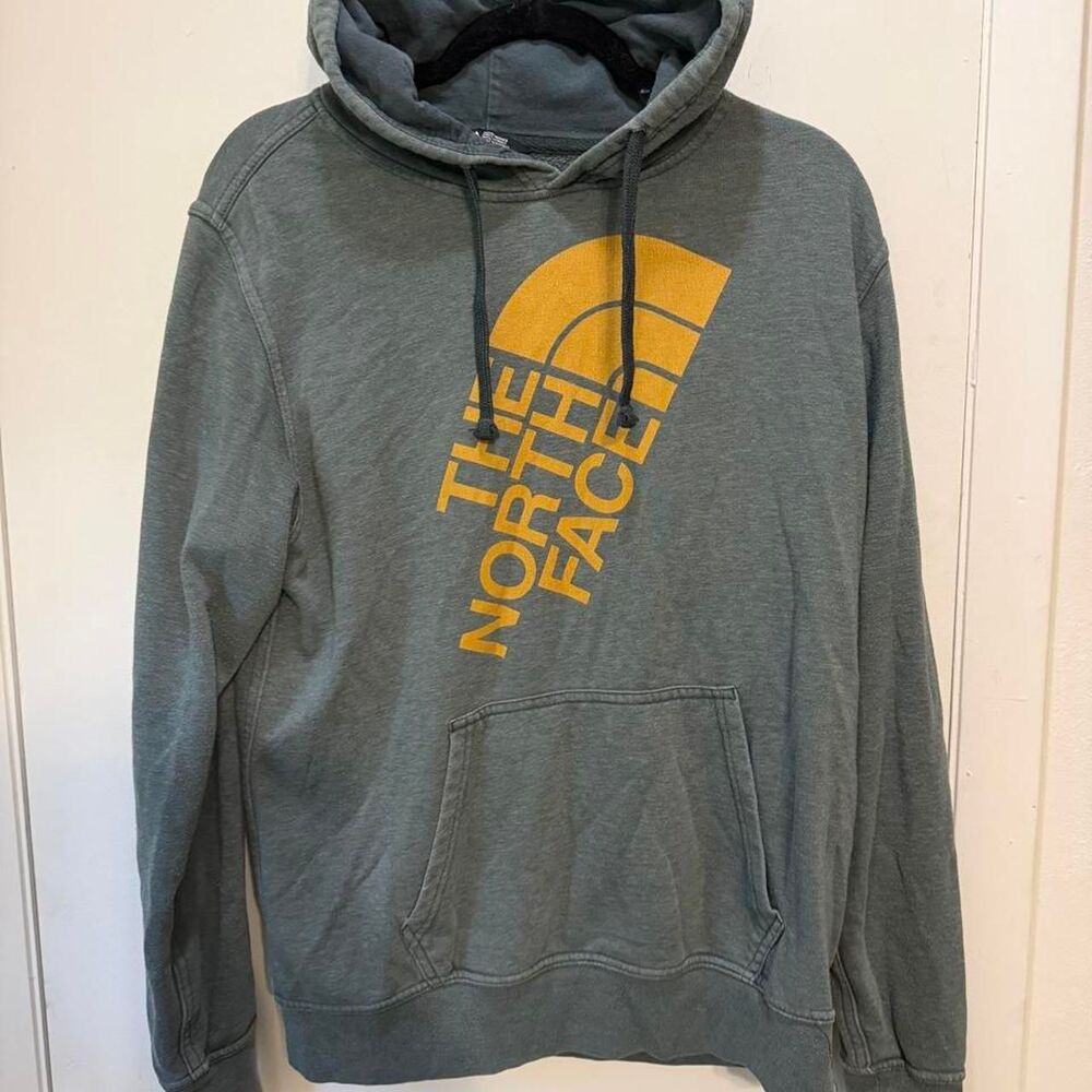 The-north-face Men's Green and Blue Hoodie